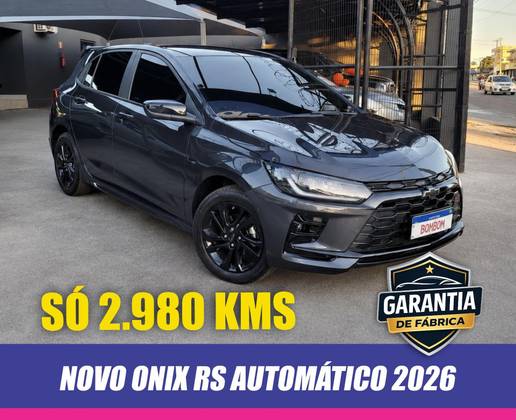 CHEVROLET ONIX 1.0 TURBO FLEX RS AUTOMÁTICO CHEVROLET ONIX 1.0 TURBO FLEX RS AUTOMÁTICO